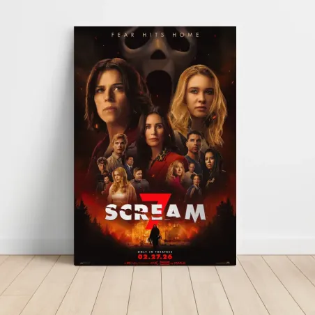Scream 7 (2026) Fine Art Movie Poster