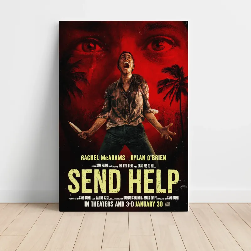 Send Help (2026) Fine Art Movie Poster
