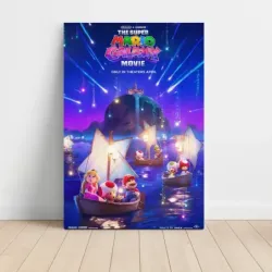 The Super Mario Galaxy Movie (2026) Fine Art Movie Poster