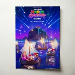 The Super Mario Galaxy Movie (2026) Fine Art Movie Poster