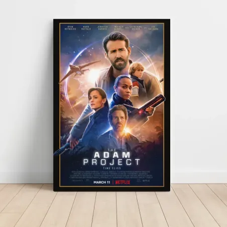 The Adam Project (2022) Fine Art Movie Poster