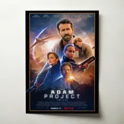 The Adam Project (2022) Fine Art Movie Poster
