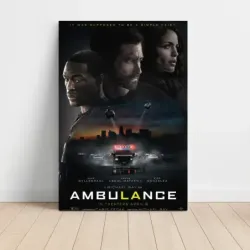 Ambulance (2022) Fine Art Movie Poster