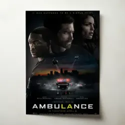 Ambulance (2022) Fine Art Movie Poster