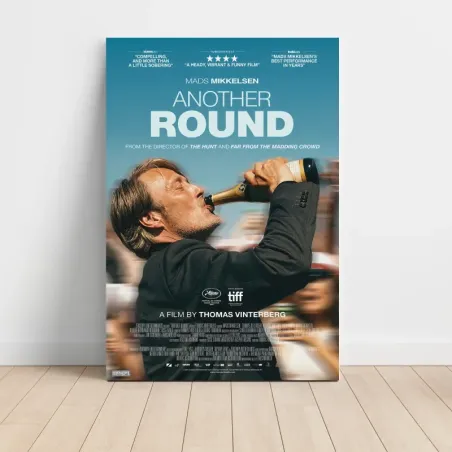 Another Round (2020) Fine Art Movie Poster