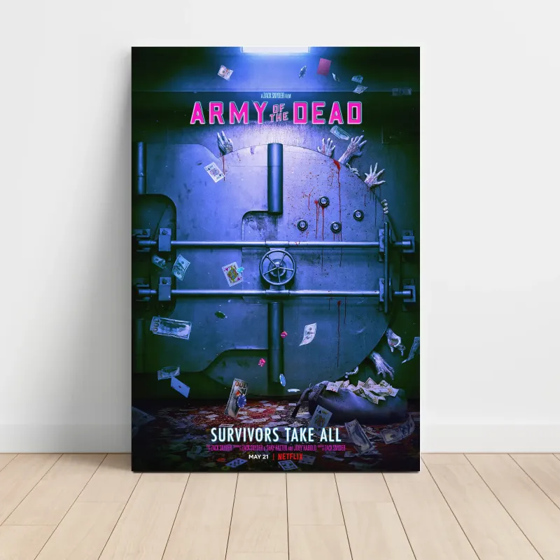 Army of the Dead (2021) Fine Art Movie Poster