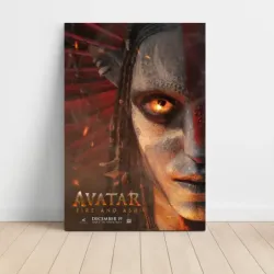 Avatar: Fire and Ash (2025) Fine Art Movie Poster