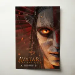 Avatar: Fire and Ash (2025) Fine Art Movie Poster