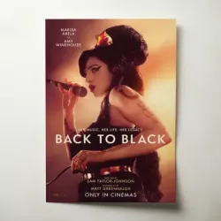 Back to Black (2024) Fine Art Movie Poster