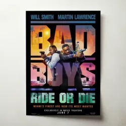 Bad Boys: Ride or Die (2024) Fine Art Movie Poster