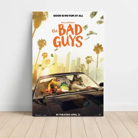 The Bad Guys (2022) Fine Art Movie Poster