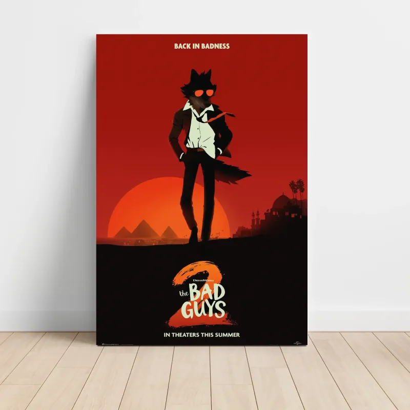 The Bad Guys 2 (2025) Fine Art Movie Poster