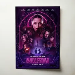 Ballerina (2025) Fine Art Movie Poster