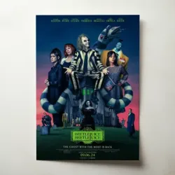 Beetlejuice Beetlejuice (2024) Fine Art Movie Poster