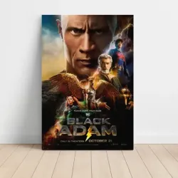 Black Adam (2022) Fine Art Movie Poster