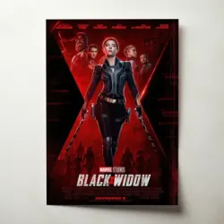 Black Widow (2021) Fine Art Movie Poster