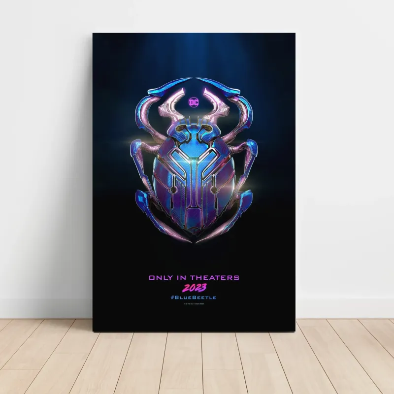 Blue Beetle (2023) Fine Art Movie Poster