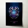 Blue Beetle (2023) Fine Art Movie Poster