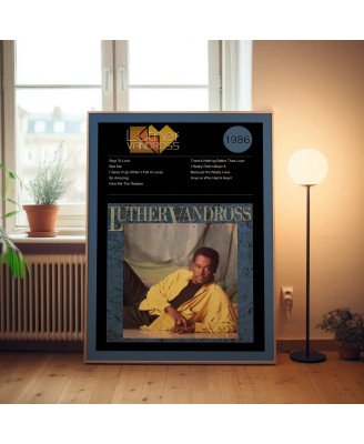 Luther Vandross - Give Me The Reason Fine Art Album Poster