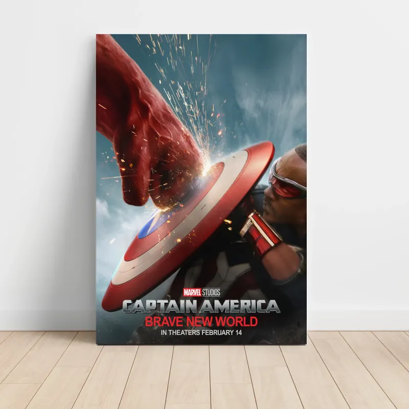 Captain America: Brave New World (2025) Fine Art Movie Poster
