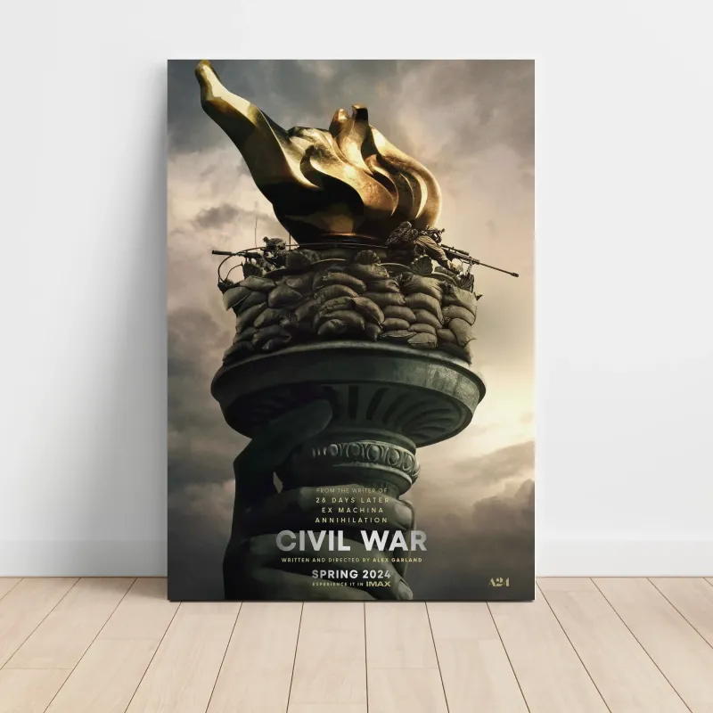 Civil War (2024) Fine Art Movie Poster