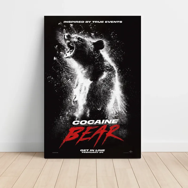 Cocaine Bear (2023) Fine Art Movie Poster