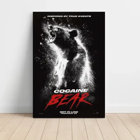 Cocaine Bear (2023) Fine Art Movie Poster