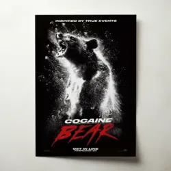 Cocaine Bear (2023) Fine Art Movie Poster