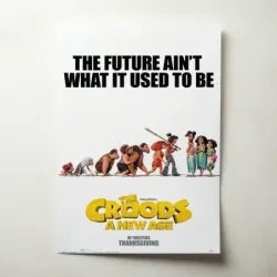 The Croods: A New Age (2020) Fine Art Movie Poster
