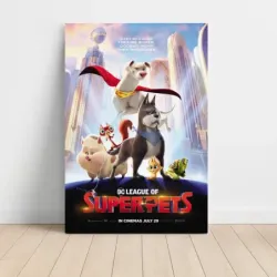 DC League of Super-Pets (2022) Fine Art Movie Poster