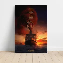 Death on the Nile (2022) Fine Art Movie Poster