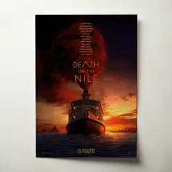 Death on the Nile (2022) Fine Art Movie Poster