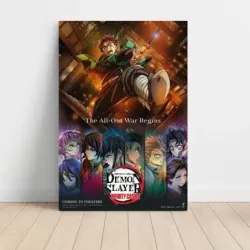Demon Slayer: Kimetsu no Yaiba – Infinity Castle (2025) Fine Art Movie Poster