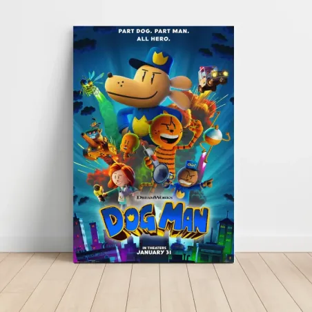 Dog Man (2025) Fine Art Movie Poster