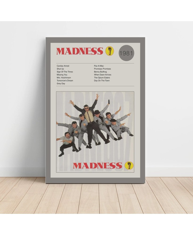 Madness 7 Fine Art Album Poster Music Wall Art Madness 7 Fine Art Album Poster Music Wall Art