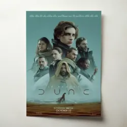 Dune (2021) Fine Art Movie Poster