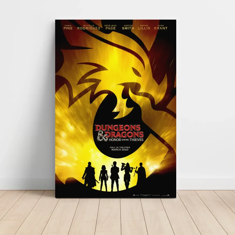 Dungeons & Dragons: Honor Among Thieves (2023) Fine Art Movie Poster