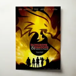 Dungeons & Dragons: Honor Among Thieves (2023) Fine Art Movie Poster