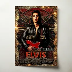 Elvis (2022) Fine Art Movie Poster