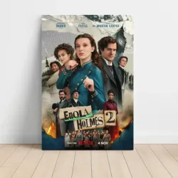 Enola Holmes 2 (2022) Fine Art Movie Poster