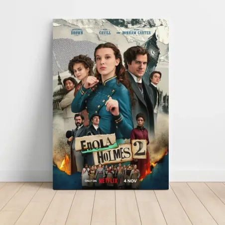 Enola Holmes 2 (2022) Fine Art Movie Poster
