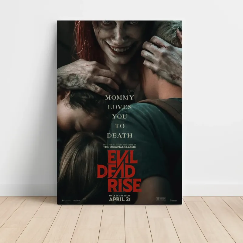Evil Dead Rise (2023) Fine Art Movie Poster