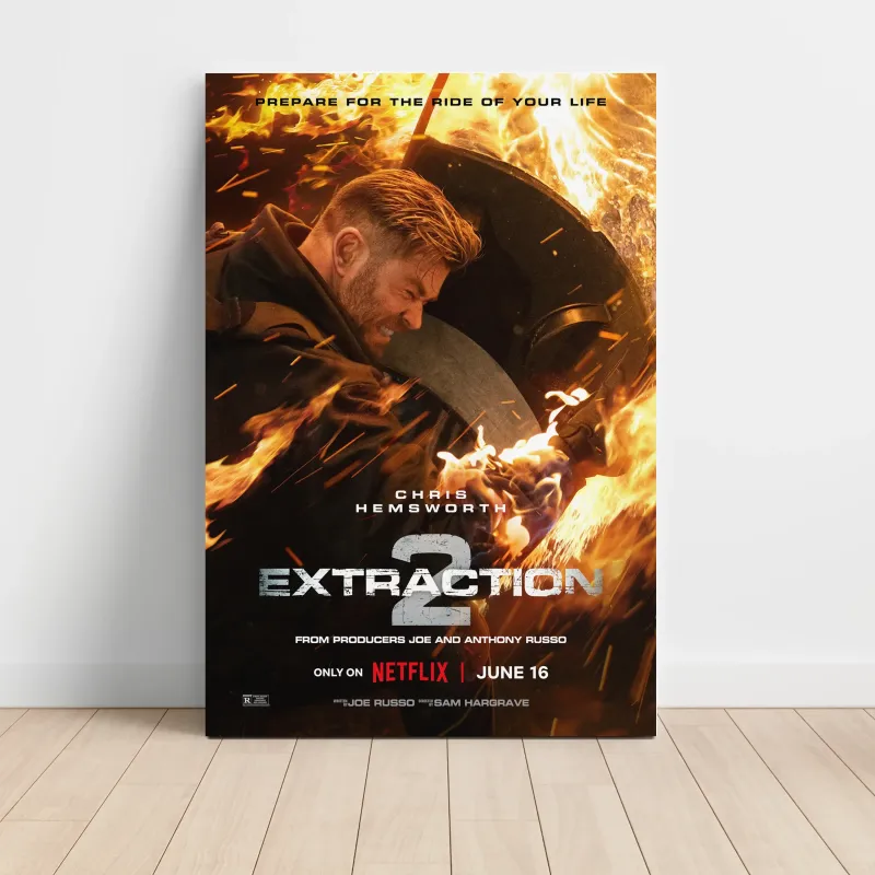 Extraction 2 (2023) Fine Art Movie Poster