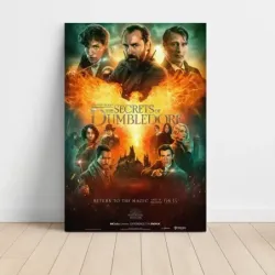 Fantastic Beasts: The Secrets of Dumbledore (2022) Fine Art Movie Poster