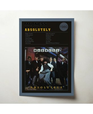 Madness Absolutely Fine Art Album Poster Wall Art
