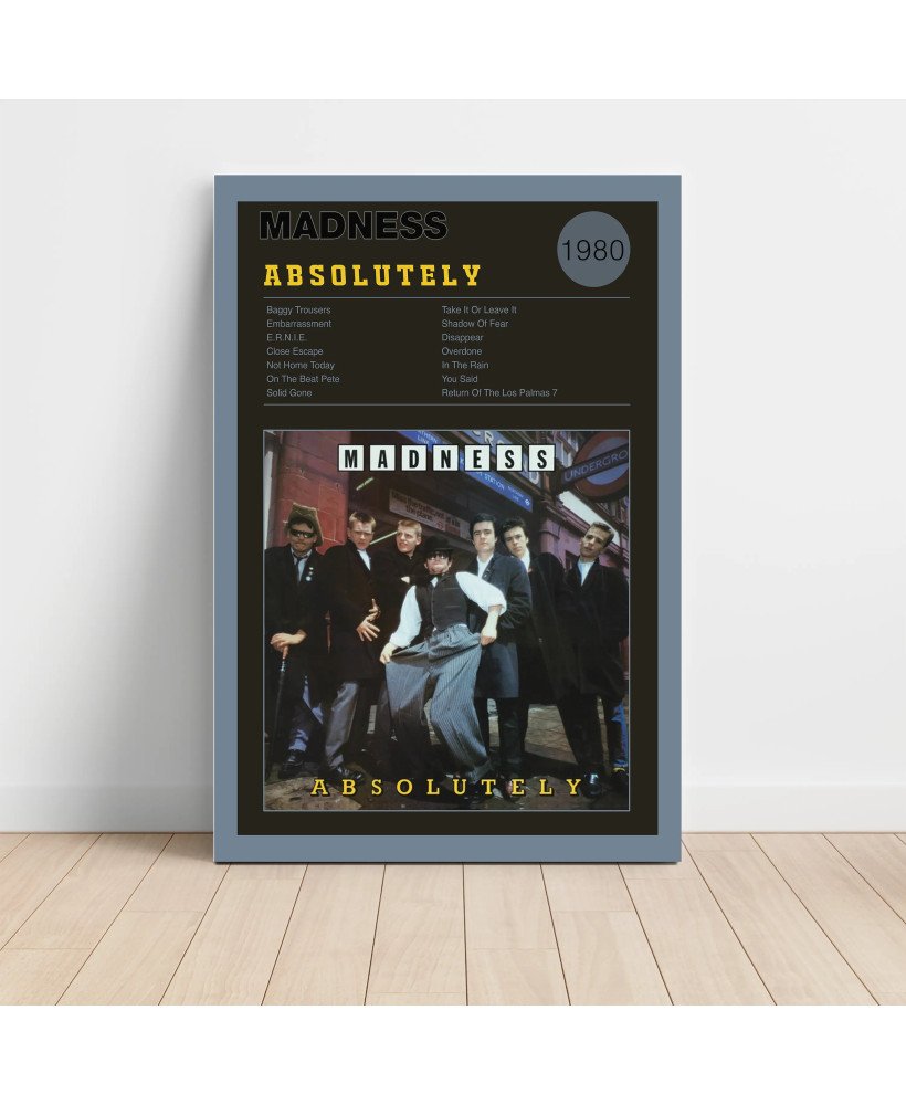 Madness Absolutely Fine Art Album Poster Wall Art Madness Absolutely Fine Art Album Poster Wall Art