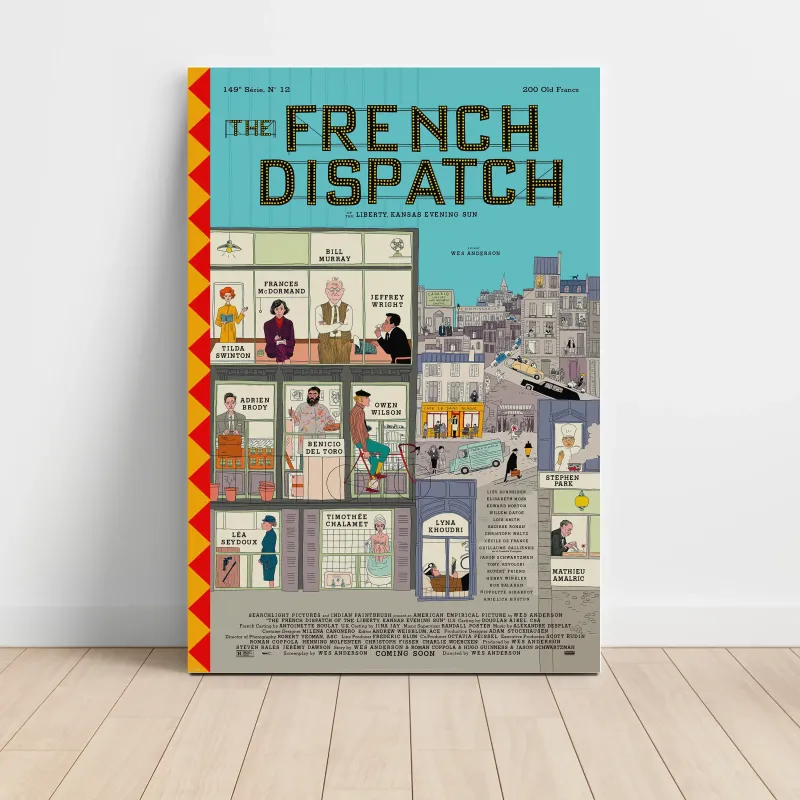 The French Dispatch (2021) Fine Art Movie Poster