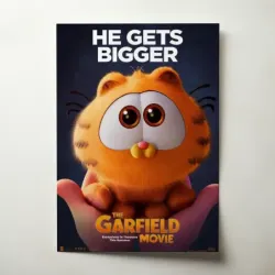 The Garfield Movie (2024) Fine Art Movie Poster