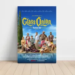 Glass Onion: A Knives Out Mystery (2022) Fine Art Movie Poster