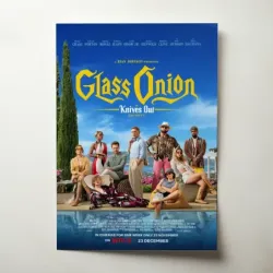Glass Onion: A Knives Out Mystery (2022) Fine Art Movie Poster
